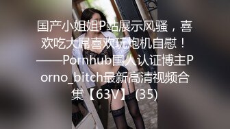 国产小姐姐P站展示风骚，喜欢吃大屌喜欢玩炮机自慰！——Pornhub国人认证博主Porno_bitch最新高清视频合集【63V】 (35)