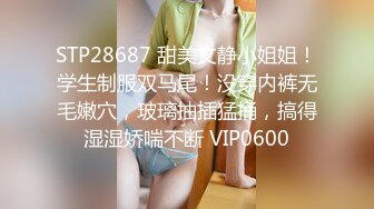 STP28687 甜美文静小姐姐！学生制服双马尾！没穿内裤无毛嫩穴，玻璃抽插猛捅，搞得湿湿娇喘不断 VIP0600