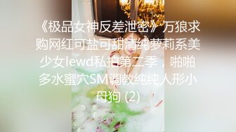 韩国娇艳伪娘『CDwant』狗笼里啪啪 SM情趣秋千上后入无套内射