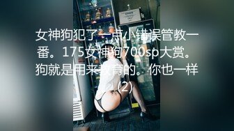 女神狗犯了一点小错误管教一番。175女神狗700sp大赏。狗就是用来教育的。你也一样。 (2)