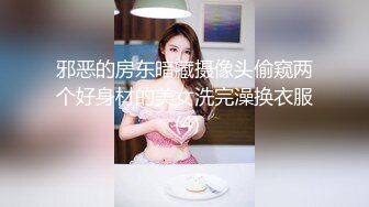 邪恶的房东暗藏摄像头偷窥两个好身材的美女洗完澡换衣服 (4)