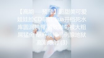 【高能❤️预警】超甜美可爱娃娃脸CD萌妹 Lua开档死水库圆润翘臀 紧致嫩菊被大粗屌猛肏 酥麻顶撞前例腺地狱高潮爆射 (3)