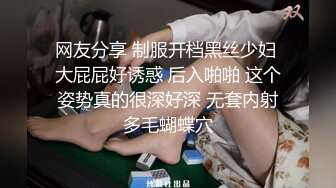 网友分享 制服开档黑丝少妇 大屁屁好诱惑 后入啪啪 这个姿势真的很深好深 无套内射多毛蝴蝶穴