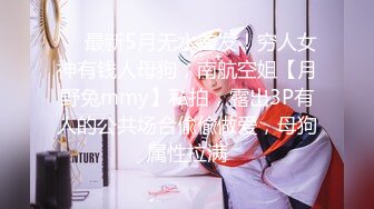 ❤️最新5月无水首发！穷人女神有钱人母狗，南航空姐【月野兔mmy】私拍，露出3P有人的公共场合偸偸做爱，母狗属性拉满