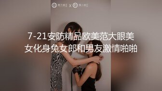 7-21安防精品欧美范大眼美女化身兔女郎和男友激情啪啪