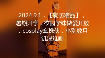 2024.9.1，【安防精品】，暑期开学，校园学妹做爱开放，cosplay蜘蛛侠，小别数月饥渴难耐